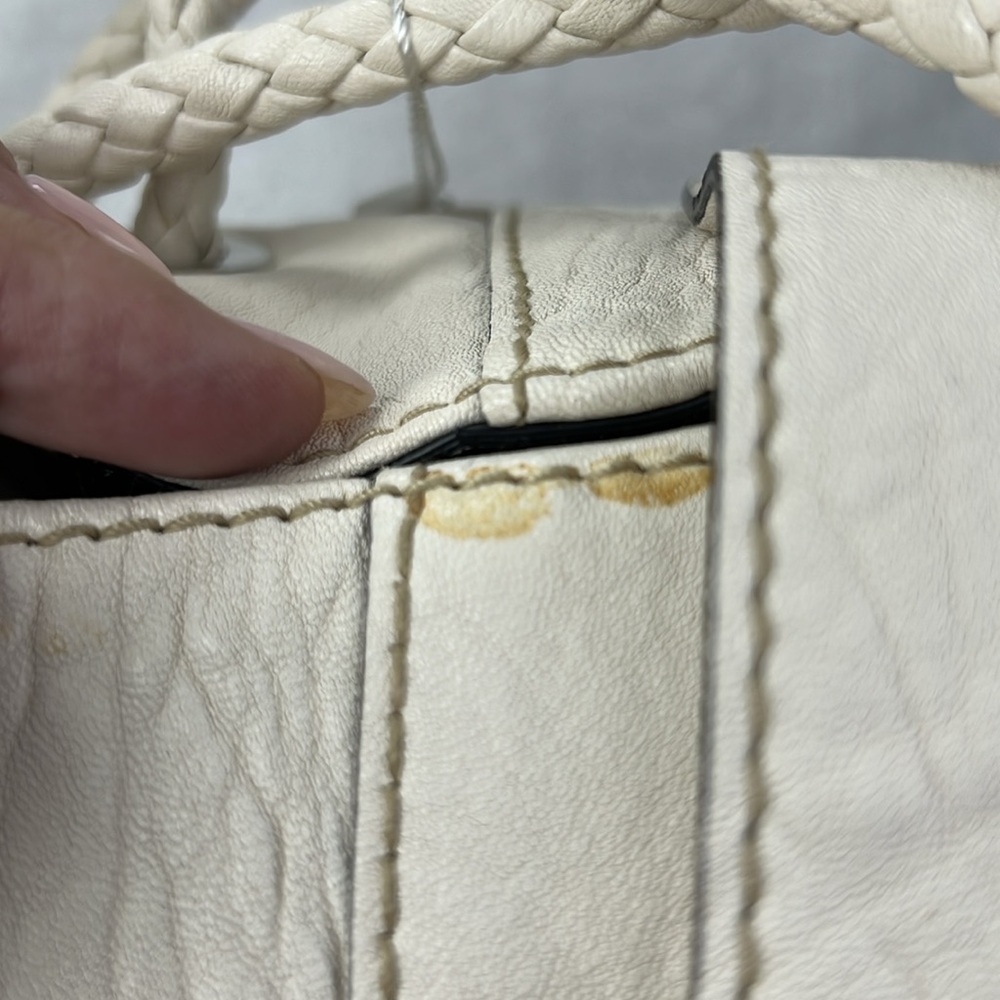 Dolce Gabbana, cream leather, silver hardware, COA - Picture 7 of 10